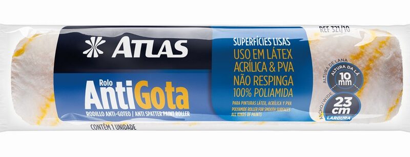 321/10 ATLAS ROLO ANTI GOTA 23CM